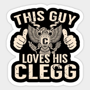 CLEGG Sticker